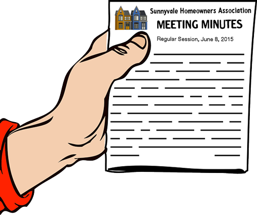 Sunnyvale HOA Meeting Minutes Sunnyvale HOA Meeting Minutes