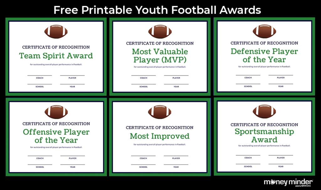 Football Youth Sports Awards