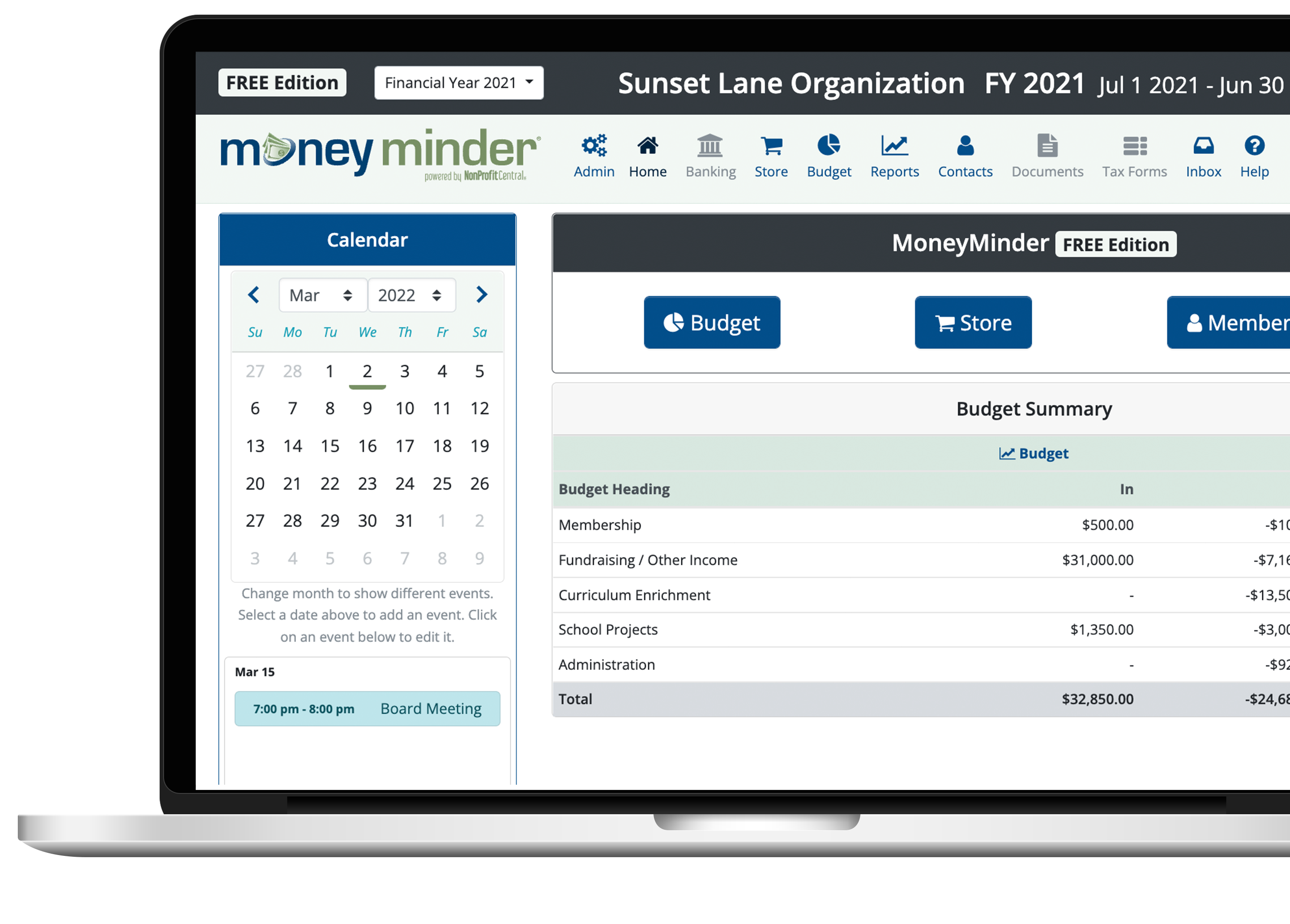 MoneyMinder Free MoneyMinder Free