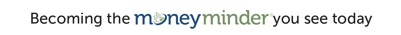 MoneyMinder logo history MoneyMinder logo history