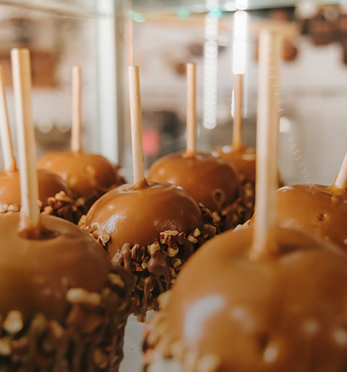 dipped caramel apples teacher appreciation treats