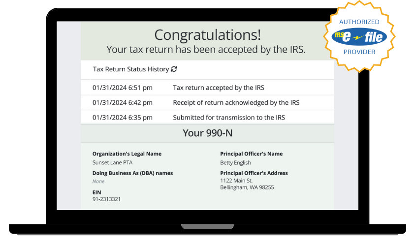 Form 990 IRS Authorize E-File Provider Form 990 IRS Authorize E-File Provider