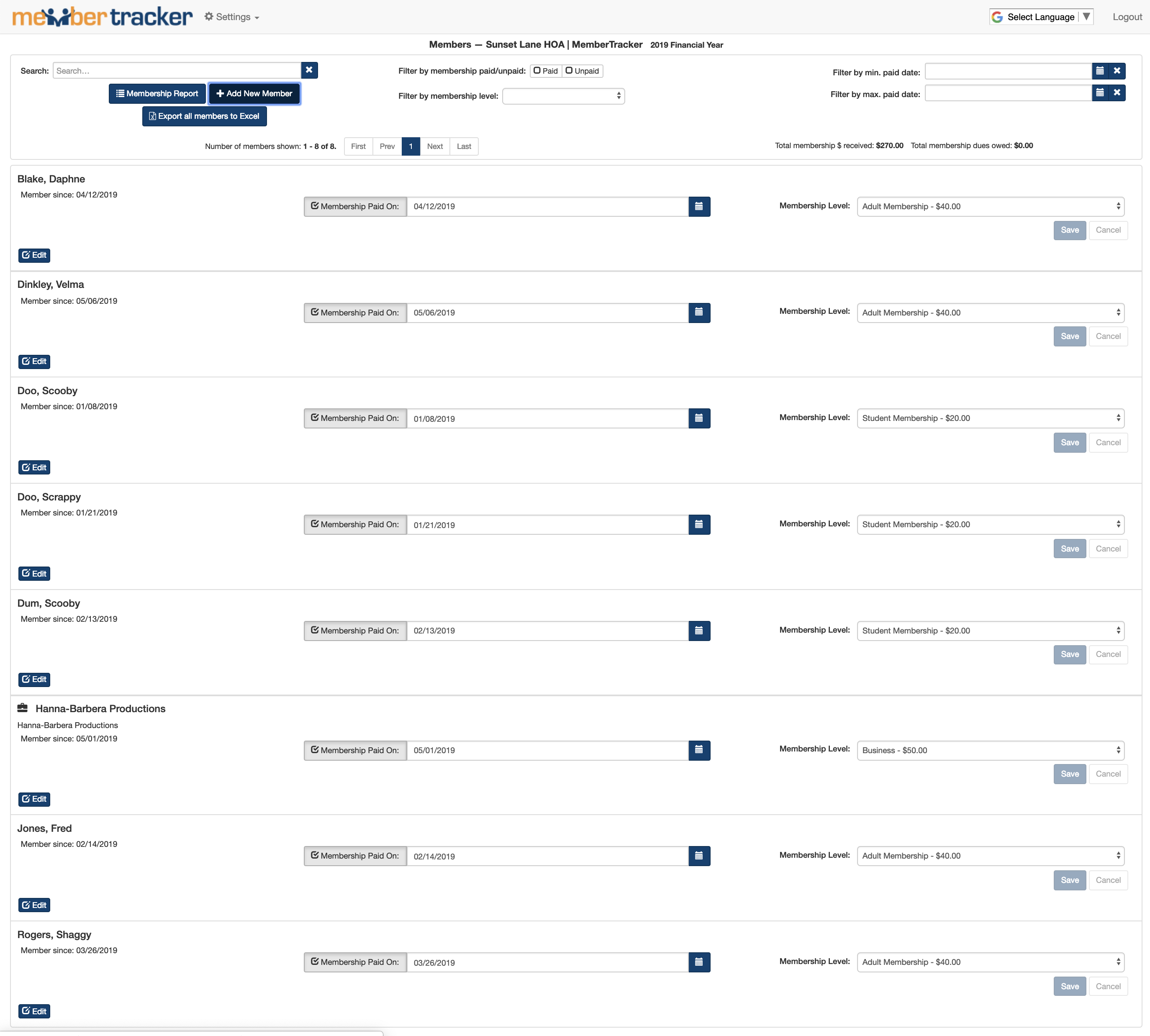 Membership Tracking Tool – Membership Management Software – OJTI