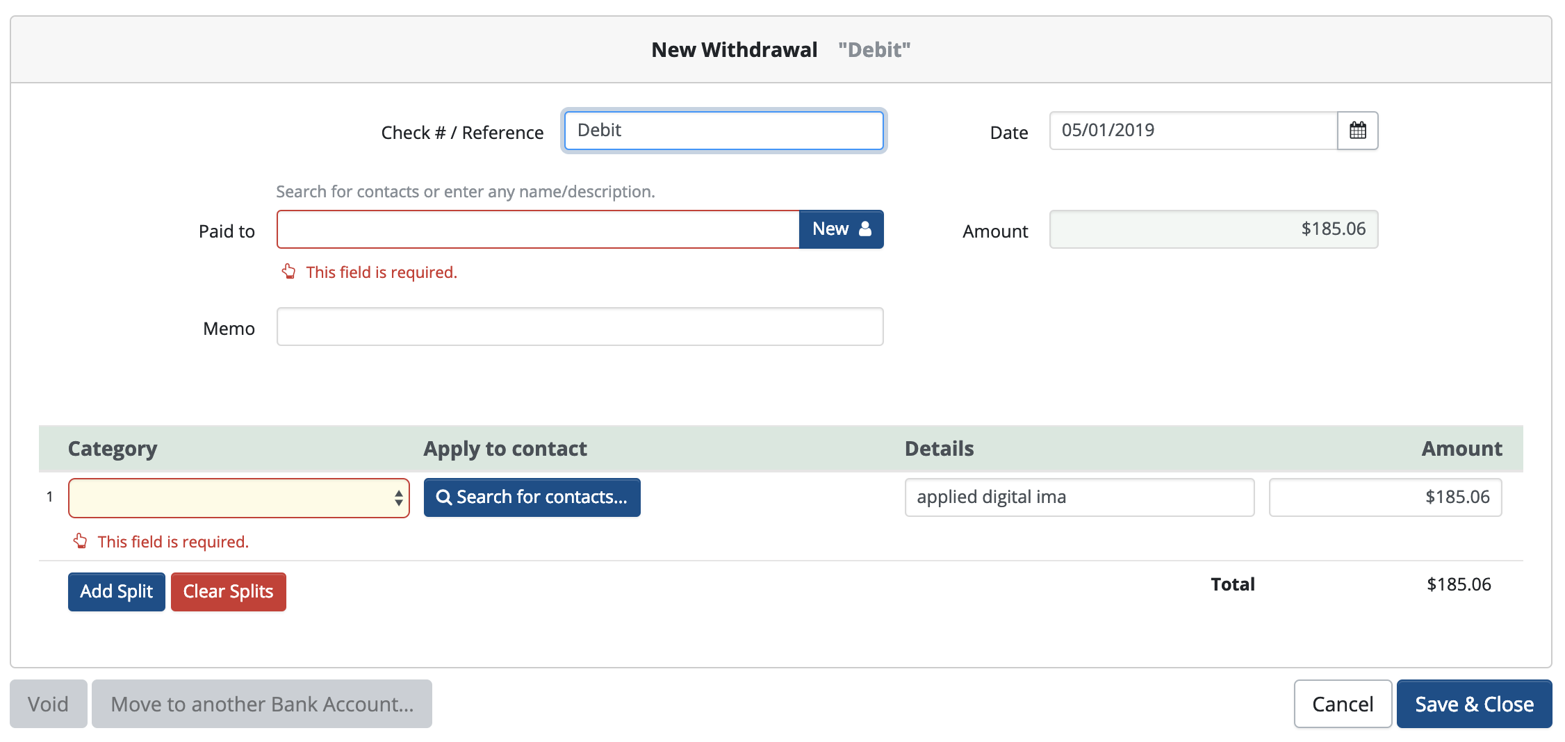 Importing Bank Transactions from your Bank - MoneyMinder