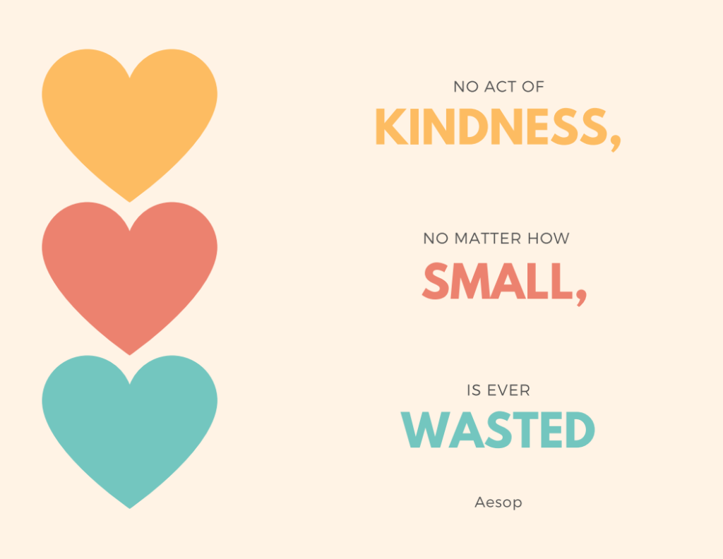 kindness is never wasted