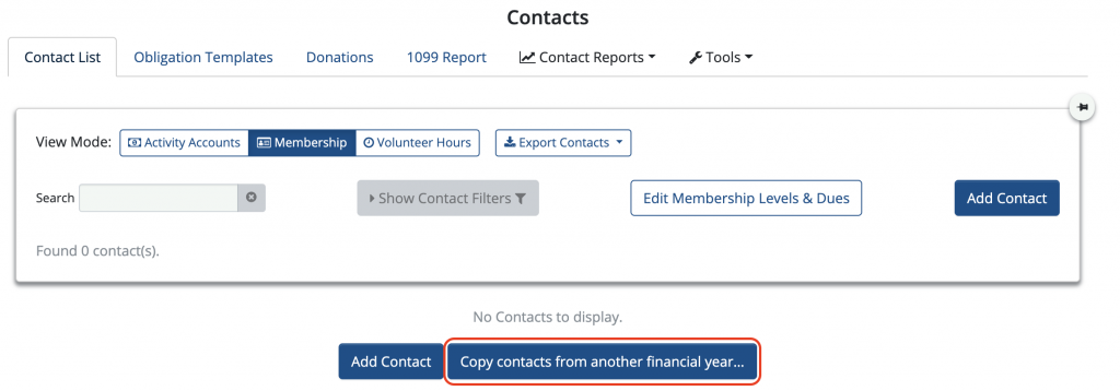 Guidelines for importing your Contact list - MoneyMinder