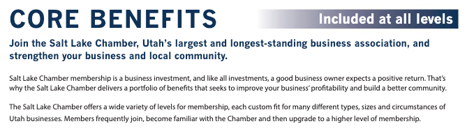 SLC Chamber Core Benefits