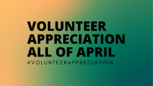 Volunteer Appreciation April Twitter