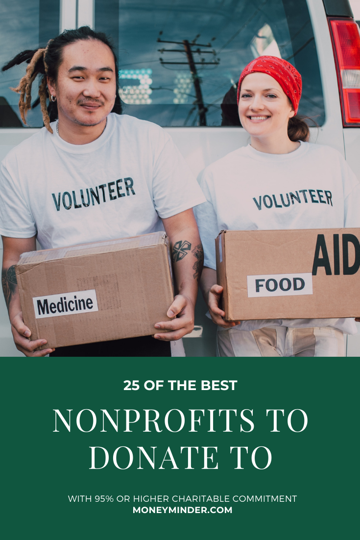 25 Best Nonprofits to Donate to (Over 95 Percent Charitable Commitment