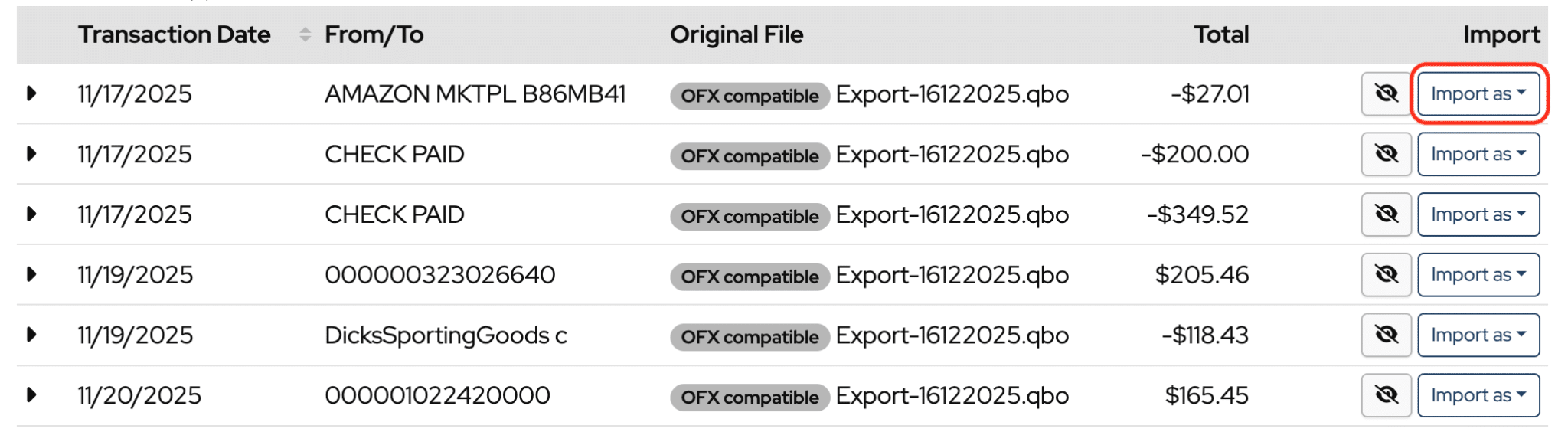 Importing Qbo File How to Import from QFX, QBO, or OFX bank transaction files or Venmo CSV ...