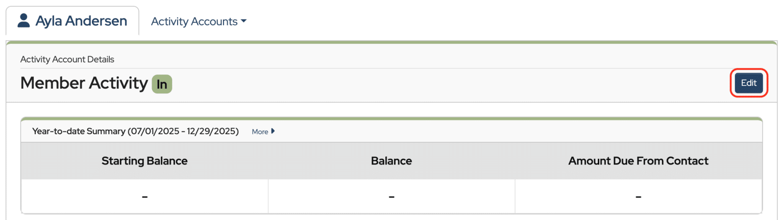 How to Add Contact Starting Balances - MoneyMinder