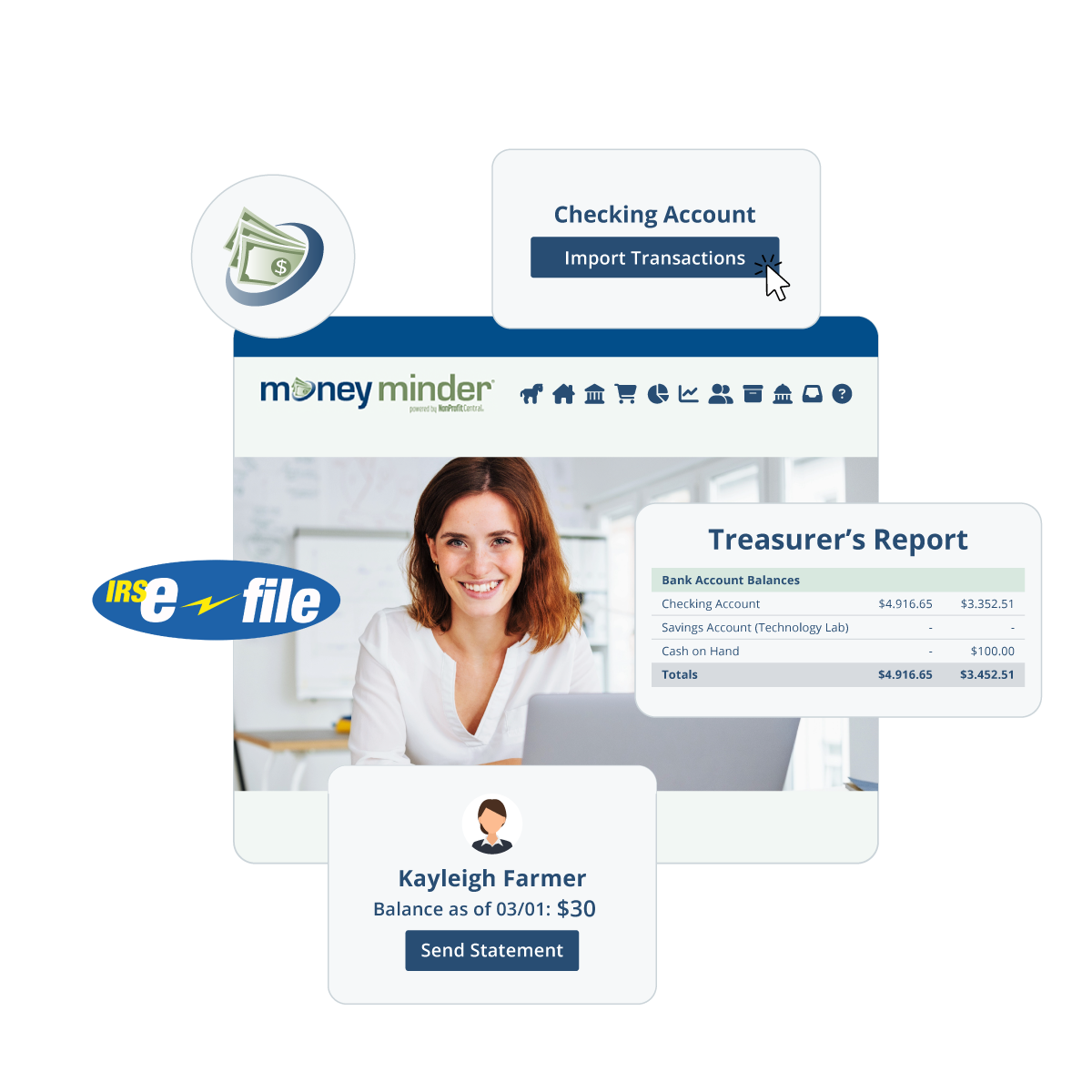 MoneyMinder Bookkeeping Software for Nonprofits