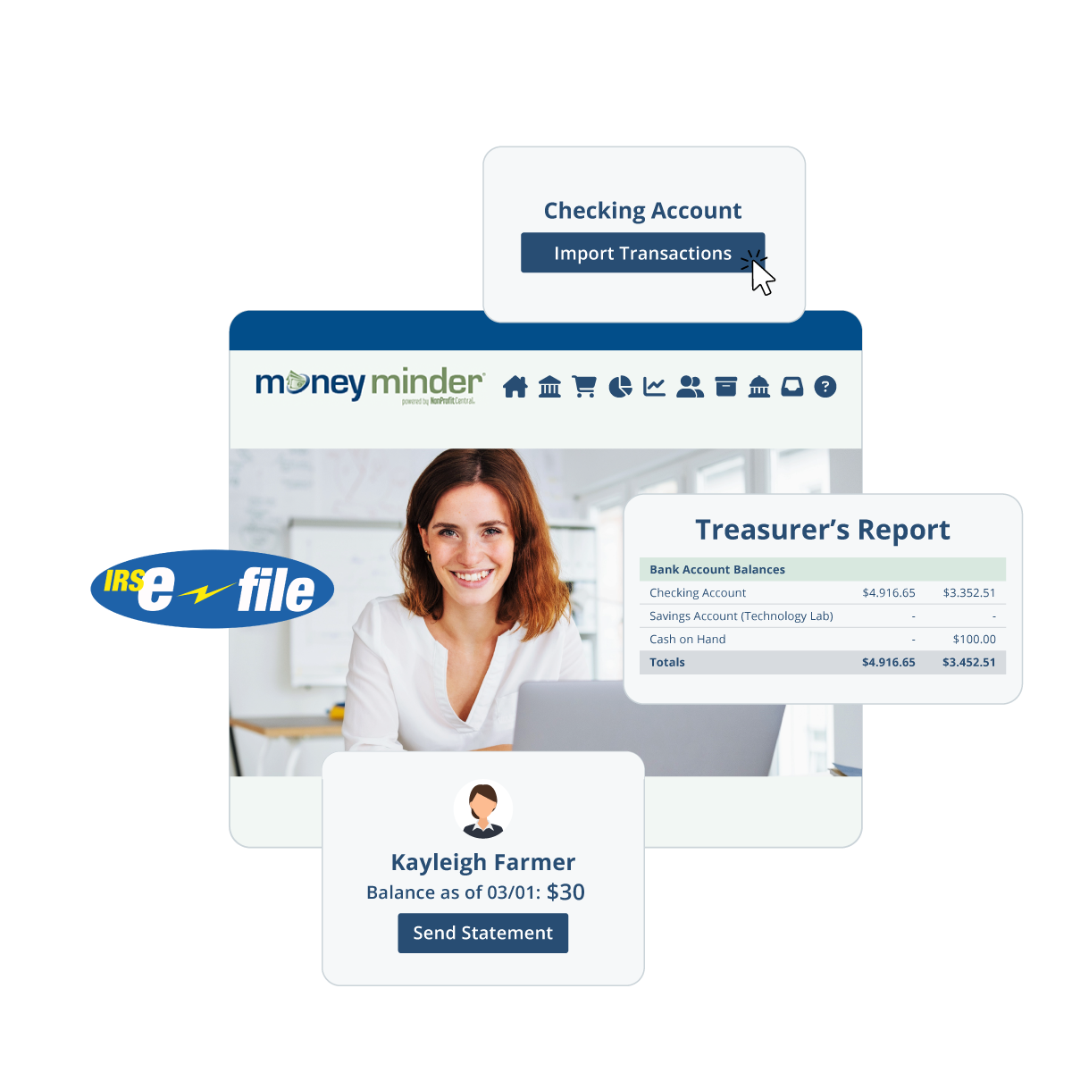 Nonprofit Bookkeeping by MoneyMinder