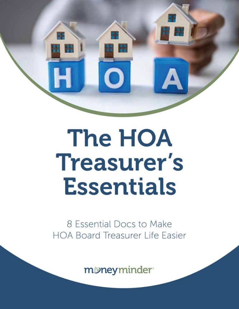 The New HOA Treasurer's Essentials MoneyMinder