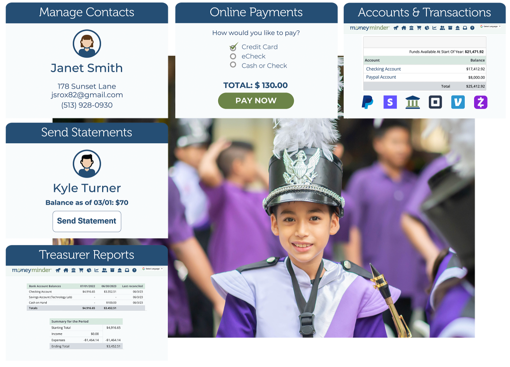 Booster Club Treasurer Software MoneyMinder