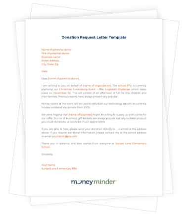 Sample Treasurer Letters