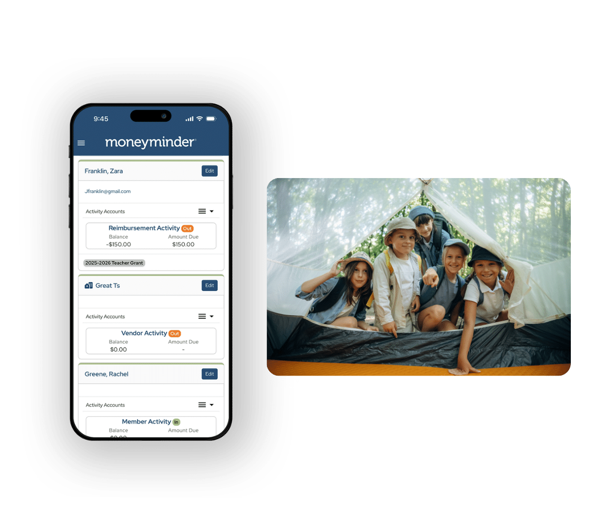 Collect dues and donations for scout troops